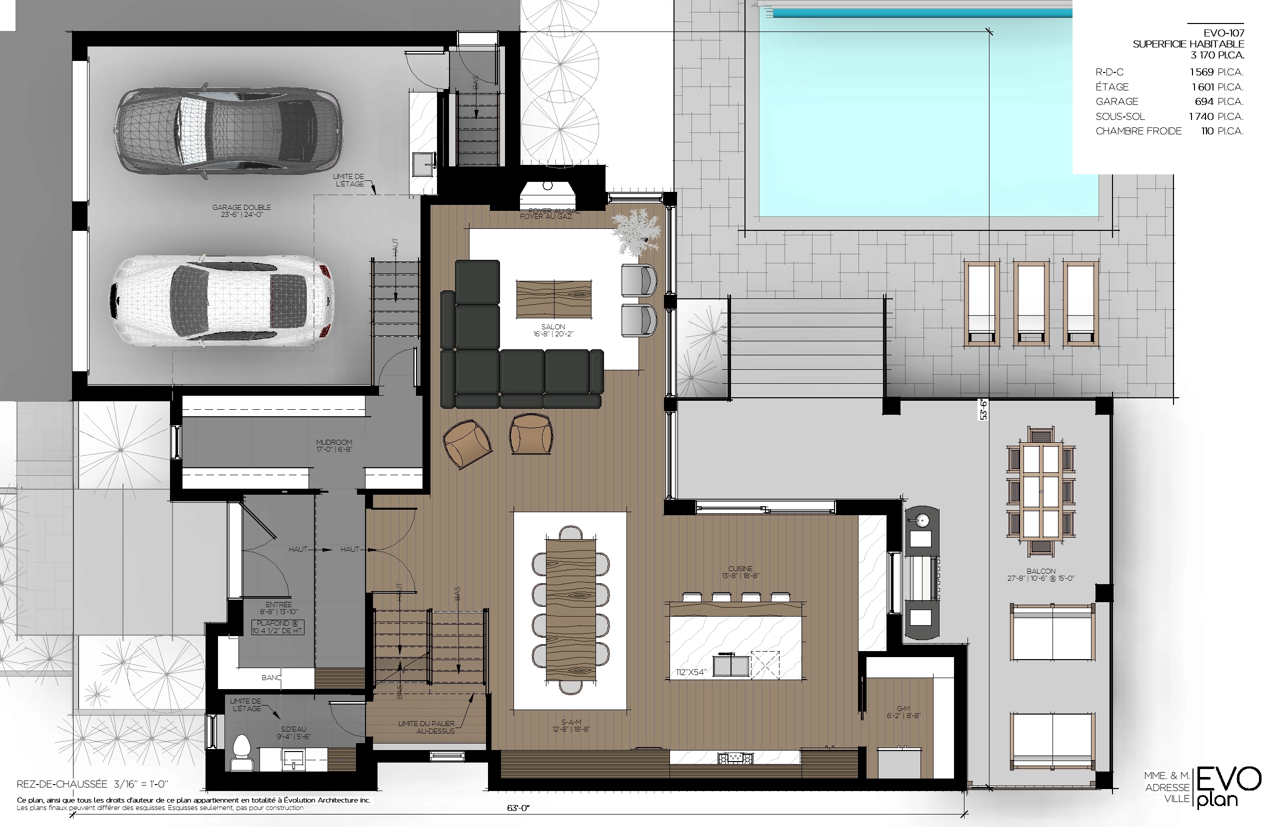EVO-107 - REZ-DE-CHAUSSÉE
