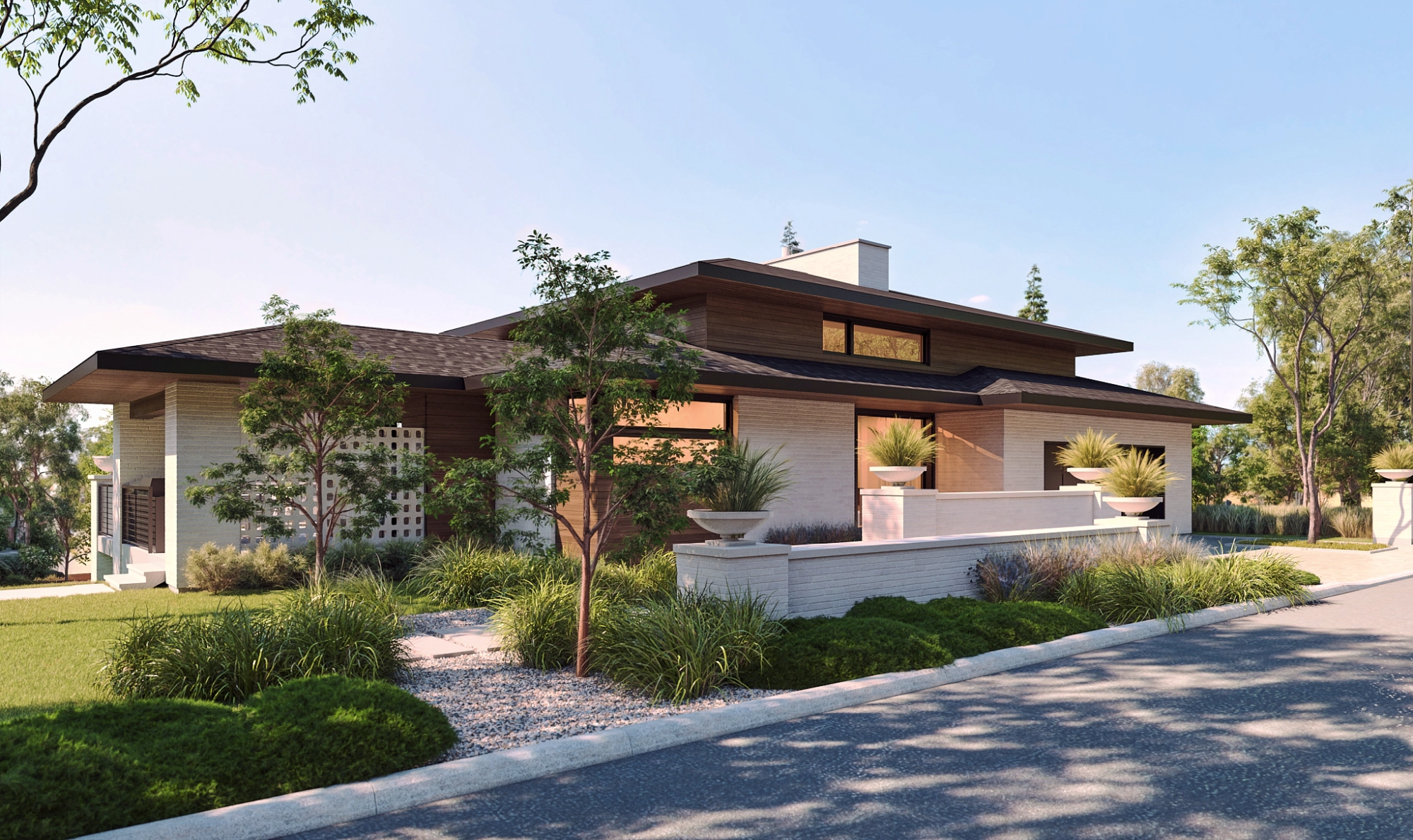 Maison S+M-19 EvolutionArchitecture - Maison LAJ - arriere